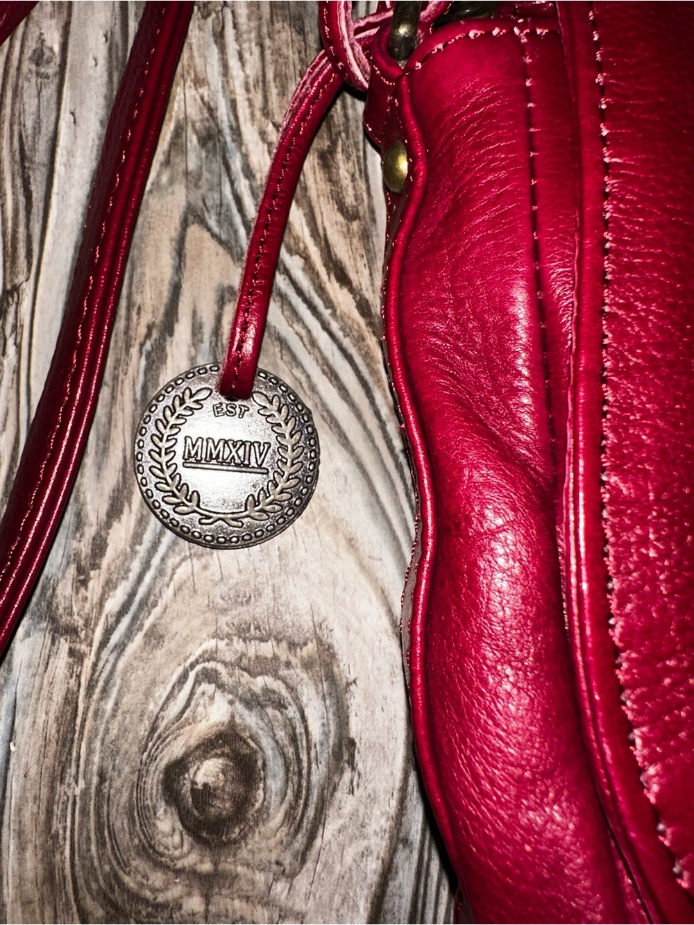 The Wanderers Travel Co The Salzburg Crossbody Burgundy Classic Soft Leather - Picture 9 of 15
